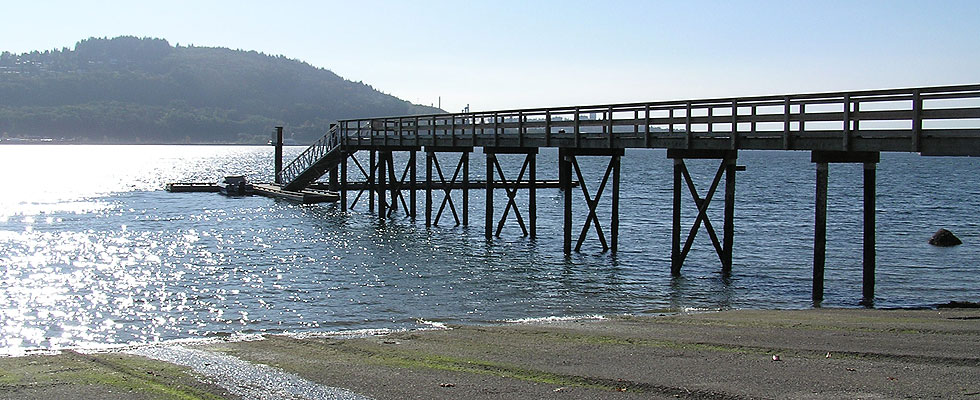 Cates park launch and pier
